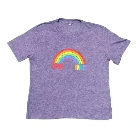 Shirts for Women Rainbow Graphic - Picture 1 of 5